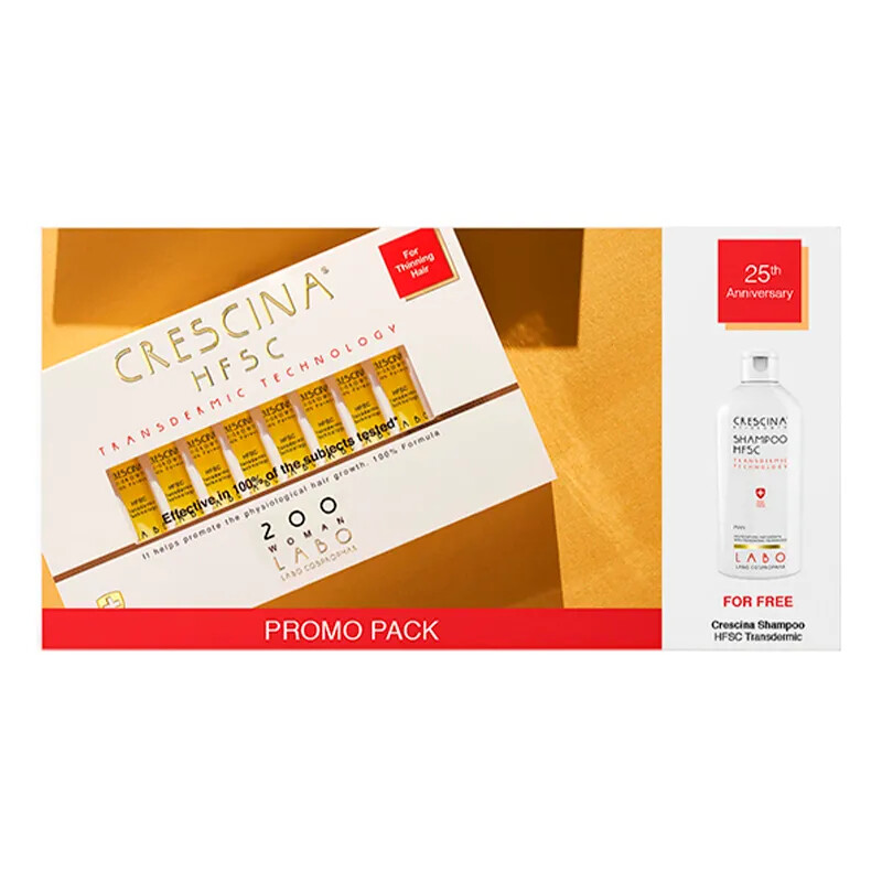 CRESCINA PROMO PACK  HSFC- 200 WOMAN - AMPOLLA  CAJA X 20 AM 