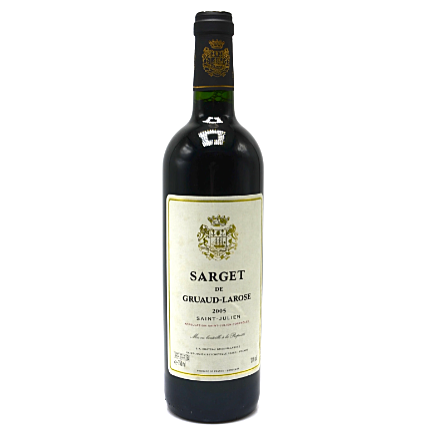 2005 CH.SARGET DE GRUAUD S.JULIEN 750ML