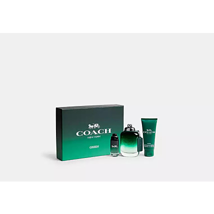 KIT PERFUME COACH GREEN EDP 3 PIEZAS